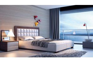 Łóżko tapicerowane New Design Azurro