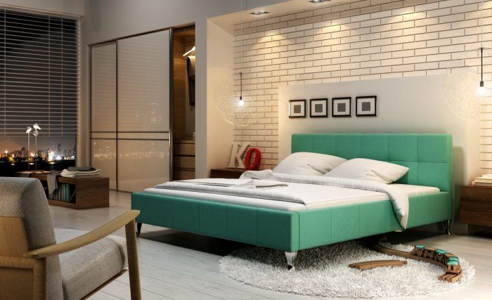 Łóżko tapicerowane New Design Futura